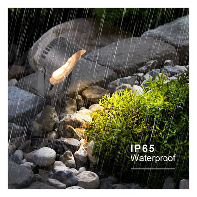 LED Garden Spot Light 12W 24W 36W Driver DMX512 DC24V RGB3in1 Nero Corpo di lampada in alluminio Alluminio per illuminazione degli alberi