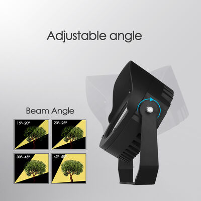 Faretto da giardino a LED con angolo del fascio regolabile 36W Driver DMX512 integrato DC24V RGB3in1