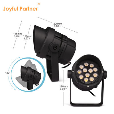 Alte luminosità Rotondo esterno RGB LED Luci riflettori IP65 LED Paesaggio albero