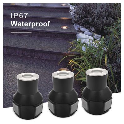 Luce di sepoltura a LED in acciaio inossidabile 316 1w 2w 3w DC 24v con posteriore in plastica per paesaggi