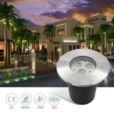 Luce di parcheggio a LED sotterranea 3W 6W 9W COB Luci da giardino a LED esterne con guarnizione in acciaio inossidabile