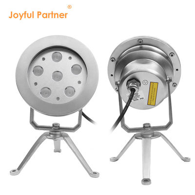 Lampada a fontana LED 6*2W RGB DMX Corpo in acciaio inossidabile 316 DC12V/24V IP68 per piscine