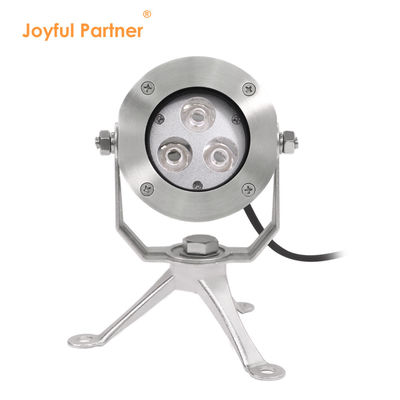 Controllo DC24V di alta qualità 304 in acciaio inossidabile DMX512 RGBW IP68 12w LED luce subacquea