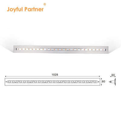 Lampada di piscina lineare subacquea IP68 48W RGB in acciaio inossidabile 316