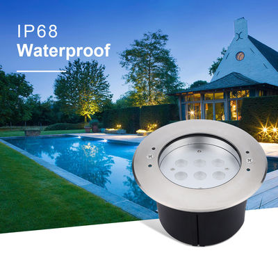 Luci subacquee per piscine 6W12W LED Monocolore DC24V DIA170MM ABS Scatola Nera Posteriore