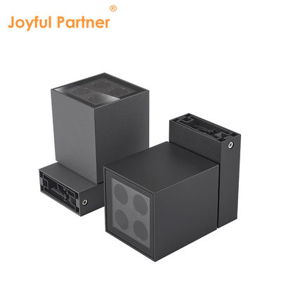 Lampade per pareti esterne LED Antirrugine In alluminio IP65 6000K Bianco e nero Colore di alloggiamento OEM Design