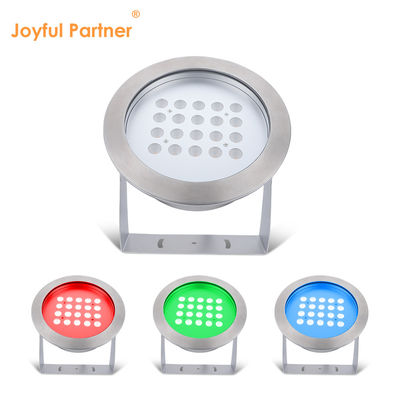 Acciaio inossidabile IP68 LED luci subacquee 40W bianco caldo colore singolo luce stagno per festa piscina giardino di casa