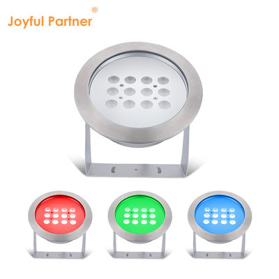 RGB Underwater Pond Light AC/DC 12V 24V LED 12W impermeabile IP68 316 acciaio inossidabile