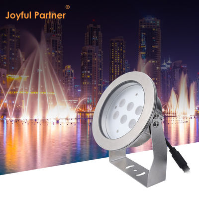 IP68 Proiettore subacqueo impermeabile 316L in acciaio inossidabile DMX512 RGB / RGBW 4in1 LED DC12V/24V
