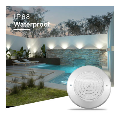 Lampada di piscina a LED impermeabile PAR56 316 SS alloggiamento ABS ultra sottile 7.5mm Resina riempita di parete montata 230MM 18W 25W DC AC12V