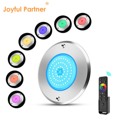 RGB Ultra Slim IP68 Illuminazione piscina LED alloggiamento SS316L Tipo integrato SMD2835 6w luci impermeabili subacquee