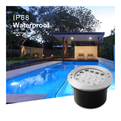 Faretto subacqueo a incasso DC24V 18W RGB Acciaio inossidabile 316 IP68 con telecomando e trasformatore