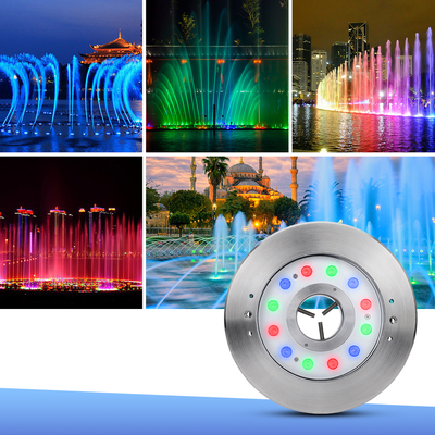 IP68 resistente all'acqua di alta potenza 12W 18W FONTAINE LUCE LED RGB CON CERTIFICAZIONI CE ROHS