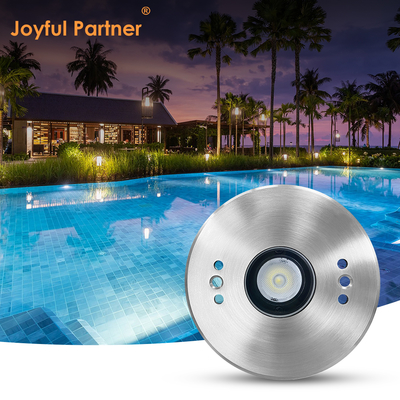 Luci subacquee a LED RGB Premium 1W/2W/3W interrate, controllo DMX, acciaio inossidabile 316L per piscine