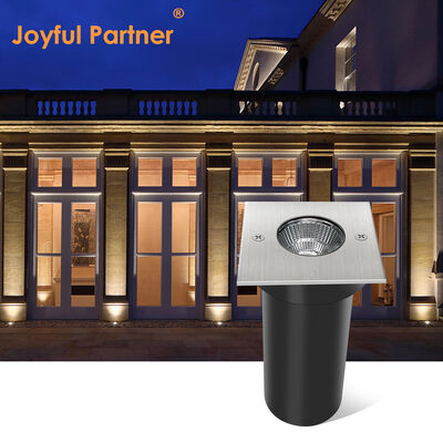 Joyful Partner Deck Step Garden Lights Basso Voltaggio 12 24V 6W CREE COB Caldo Quadrato Bianco