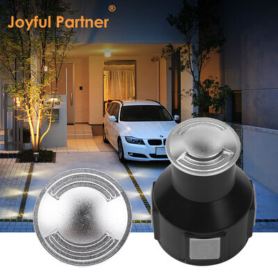 Illuminazione a terra 3W Materiale del corpo in alluminio Acciaio inossidabile 316 Copertura anteriore AC100-240V 3000K Con cavo 0,5M