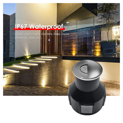 Luci a LED 3W AC 85-265V 1/2/3/4 Lenti ottiche laterali DIA55MM*H55MM con cavo di alimentazione 0,5M