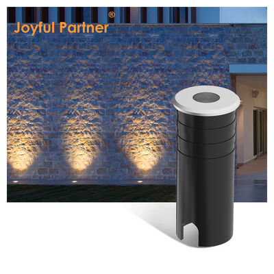 LED Uplight 316 Copertura in acciaio inossidabile Corpo lampada in alluminio Vetro temperato IP67 1W Bianco caldo 3000K