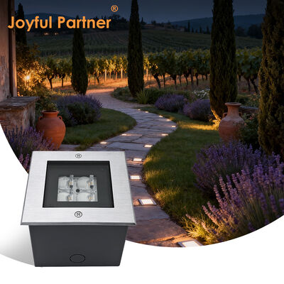 Quadrato Inground Deck Uplight 125 * 125MM ADC12 Cassa in alluminio a fusione a stampa con LED SMD alto con design anti-abbagliamento profondo