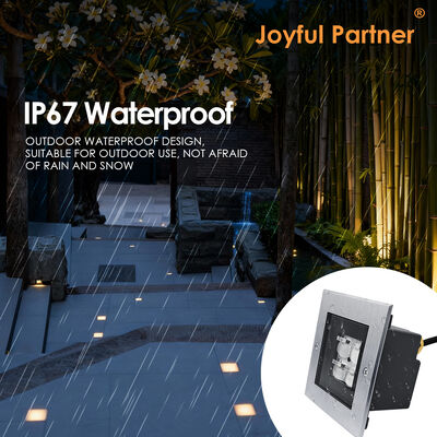 Advanced Square LED Underground Lights 24V 8W 316 in acciaio inossidabile con garanzia di sostituzione di 2 anni