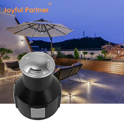 Luce da incasso a LED con elevata capacità di carico, anello frontale in acciaio inossidabile 316, LED SMD con manicotto di montaggio in ABS