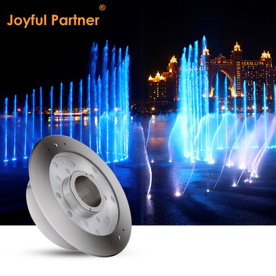 Luce per ugello fontana a LED DC12V/24V IP68 RGB DMX DIA250mm Getto d'acqua Paesaggio Dimmerabile