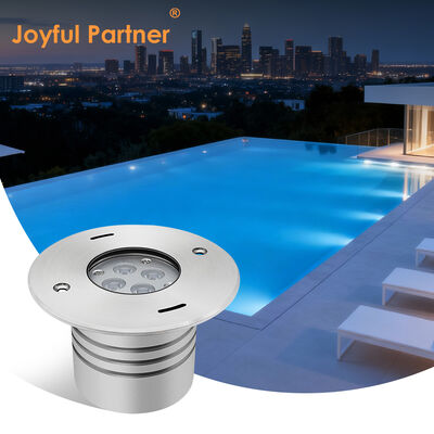 Luce subacquea per piscina DC24V 18W IP68 Acciaio Inox 316 Lente asimmetrica Incasso opzionale