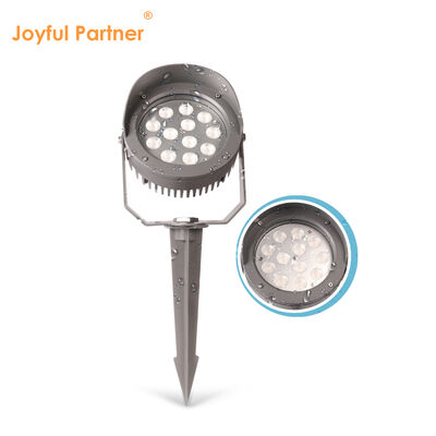 LED Garden Spot Light 12W 24W 36W Driver DMX512 DC24V RGB3in1 Nero Corpo di lampada in alluminio Alluminio per illuminazione degli alberi
